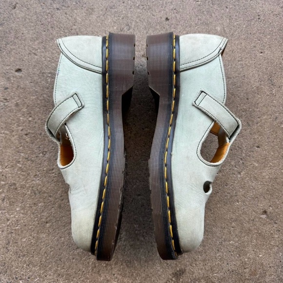 Dr. Martens Light Gray Mary Jane Flats - Picture 3 of 3